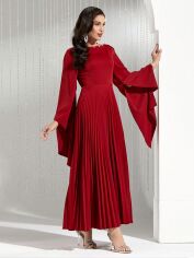 Акція на Плаття вечірнє довге осіннє жіноче SHEIN GD-00149440 S Червоне від Rozetka