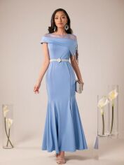 Акція на Плаття жіноче SHEIN GD-00149507 S Блакитне від Rozetka