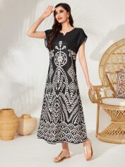 Акція на Плаття жіноче SHEIN GD-00149849 S Чорно-біле від Rozetka