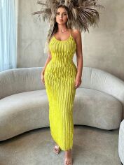 Акція на Сарафан жіночий SHEIN GD-00149095 S Салатовий від Rozetka