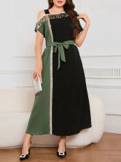 Акція на Плаття міді літнє жіноче SHEIN GD-00151862 XL Комбіноване від Rozetka