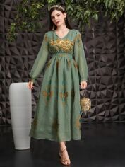 Акція на Плаття міді літнє жіноче SHEIN GD-00152268 XL Комбіноване від Rozetka