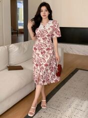 Акція на Плаття міді літнє жіноче SHEIN GD-00152358 XL Комбіноване від Rozetka