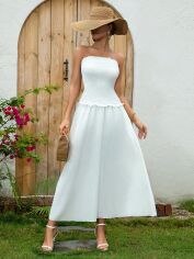 Акція на Сарафан жіночий SHEIN GD-00152557 XL Білий від Rozetka