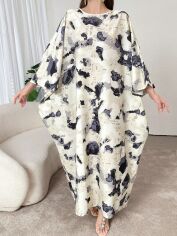 Акція на Плаття довге літнє жіноче SHEIN GD-00152773 XL Комбіноване від Rozetka