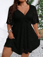 Акція на Плаття коротке літнє жіноче SHEIN GD-00151483 32-34 Чорне від Rozetka