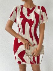 Акція на Плаття коротке літнє жіноче SHEIN GD-00151062 S Комбіноване від Rozetka