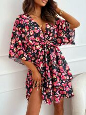 Акція на Плаття коротке літнє жіноче SHEIN GD-00150649 S Комбіноване від Rozetka
