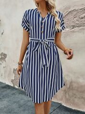 Акція на Плаття міді літнє жіноче SHEIN GD-00150674 S Комбіноване від Rozetka