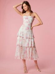 Акція на Плаття міді літнє жіноче SHEIN GD-00150774 S Біле від Rozetka