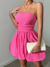 Акція на Плаття коротке літнє жіноче SHEIN GD-00151147 S Рожеве від Rozetka