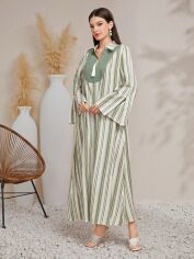Акція на Плаття довге осіннє жіноче SHEIN GD-00152250 XL Комбіноване від Rozetka
