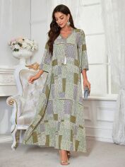 Акція на Плаття довге літнє жіноче SHEIN GD-00150494 S Комбіноване від Rozetka