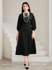 Акція на Плаття жіноче SHEIN GD-00152110 XL Чорне від Rozetka