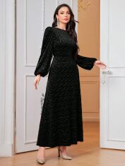 Акція на Плаття жіноче SHEIN GD-00152122 XL Чорне від Rozetka