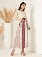 Акція на Плаття вечірнє довге літнє жіноче SHEIN GD-00152352 XL Комбіноване від Rozetka