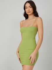 Акція на Плаття коротке літнє жіноче SHEIN GD-00153221 XS Світло-зелене від Rozetka