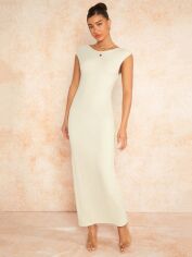 Акція на Плаття жіноче SHEIN GD-00153506 XS Молочне від Rozetka