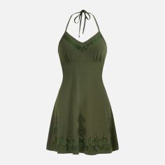 Акція на Сарафан жіночий SHEIN GD-00153595 XS Хакі від Rozetka