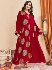 Акція на Плаття жіноче SHEIN GD-00154176 XL Червоне від Rozetka