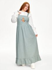 Акція на Сукня жіноча SHEIN GD-00137928 2XL Сіро-зелена від Rozetka