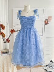Акція на Сарафан жіночий SHEIN GD-00154862 2XL Блакитний від Rozetka