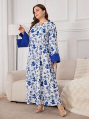 Акція на Плаття довге літнє жіноче SHEIN GD-00154569 2XL Біле від Rozetka