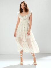 Акція на Плаття жіноче SHEIN GD-00153707 XS Біле від Rozetka