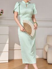 Акція на Плаття міді літнє жіноче SHEIN GD-00153777 XS М'ятне від Rozetka