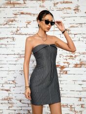 Акція на Плаття коротке літнє жіноче SHEIN GD-00158667 L Чорно-біле від Rozetka