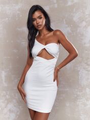 Акція на Плаття вечірнє коротке літнє жіноче SHEIN GD-00153573 XS Біле від Rozetka