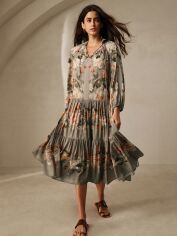 Акція на Плаття міді літнє жіноче SHEIN GD-00156016 XL Сіре від Rozetka