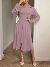 Акція на Плаття міді літнє жіноче SHEIN GD-00158827 M Рожеве від Rozetka