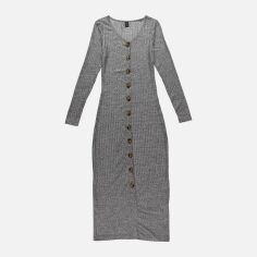 Акція на Плаття в'язане міді осіннє жіноче SHEIN GD-00156145 XS Сіре від Rozetka