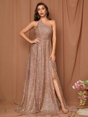 Акція на Плаття жіноче SHEIN GD-00158054 L Кремове від Rozetka
