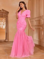 Акція на Плаття вечірнє довге літнє жіноче SHEIN GD-00155827 S Рожеве від Rozetka