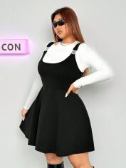Акція на Сарафан жіночий SHEIN GD-00154816 XL Чорний від Rozetka