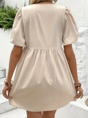 Акція на Плаття коротке літнє жіноче SHEIN GD-00155357 M Пудрове від Rozetka