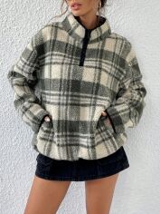 Акція на Толстовка жіноча SHEIN GD-00132538 L Сіра від Rozetka