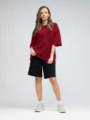 Акція на Спортивний костюм жіночий Ray BASIC U1801W M Бордовий/Чорний від Rozetka