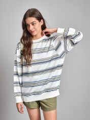 Акція на Світшот жіночий SHEIN GD-00151875 XL Білий від Rozetka