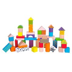 Акція на Деревянные кубики Viga Toys Узорчатые блоки 50 шт., 3 см 59695 від Podushka