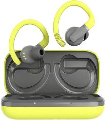 Акція на Навушники Canyon OnRun 11 Sport TWS Yellow-Grey (CNS-TWS11GR) від Rozetka