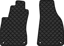 Акція на Килимки з екошкіри EVAtech ECO в салон авто передні для Exeo MT Seat 2008-2013 1 покоління Combi EU Екошкіра чорна з чорною ниткою чорний кант від Rozetka