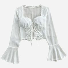 Акція на Топ жіночий SHEIN GD-00144951 L Білий від Rozetka