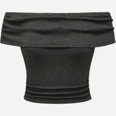 Акція на Топ жіночий SHEIN GD-00142214 L Темно-сірий від Rozetka