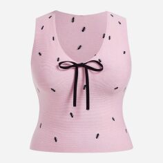 Акція на Топ жіночий SHEIN GD-00131614 2XL Рожевий від Rozetka