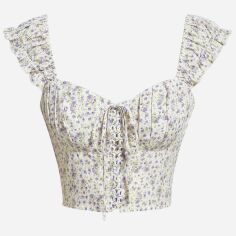 Акція на Топ жіночий SHEIN GD-00142753 L Білий від Rozetka