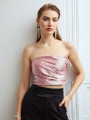 Акція на Топ жіночий SHEIN GD-00095333 XS Світло-рожевий від Rozetka
