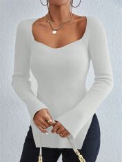 Акція на Джемпер жіночий SHEIN GD-00124982 L Білий від Rozetka